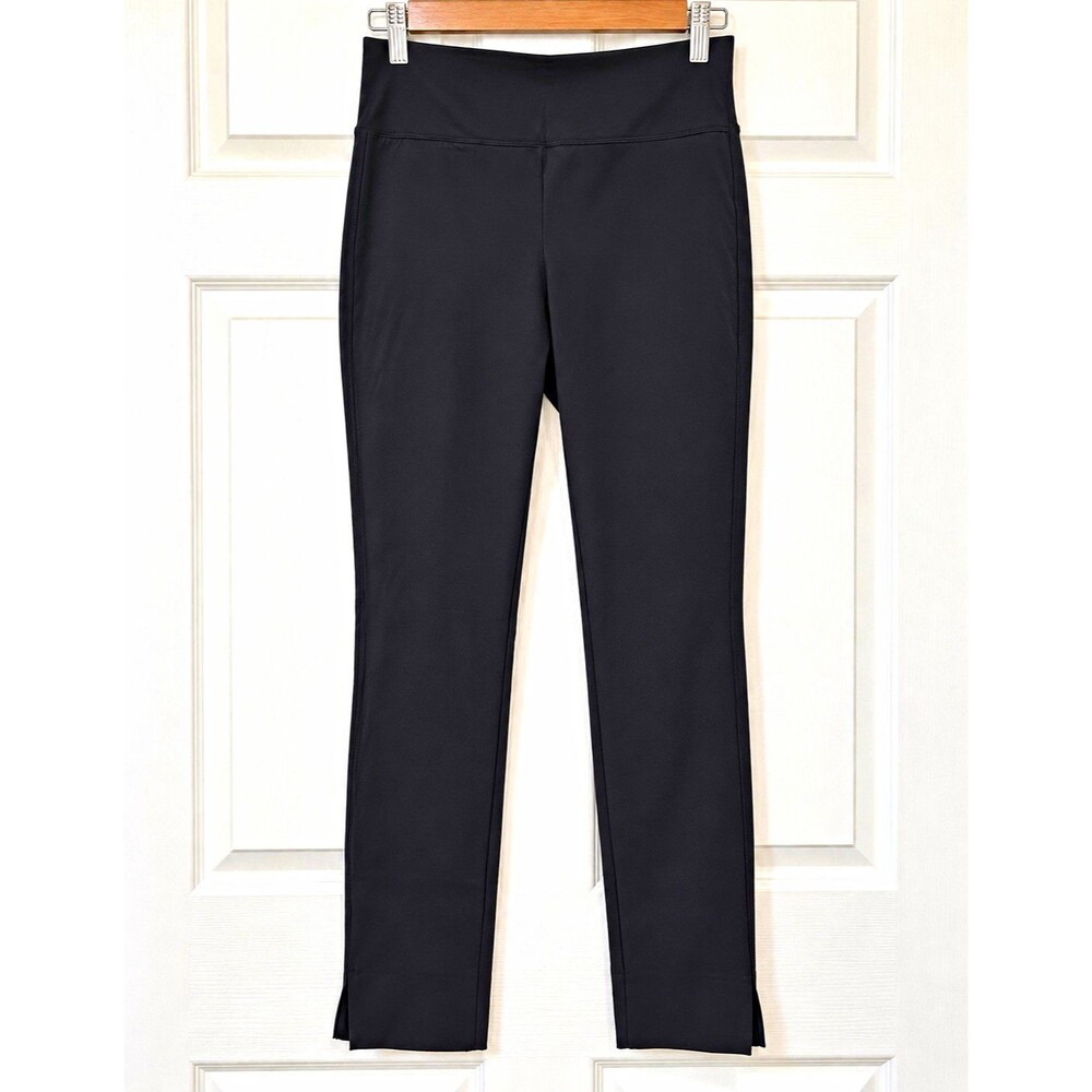 Athleta Wander Slim Ankle Pants Black Size 10 Stretch Tapered Careercore